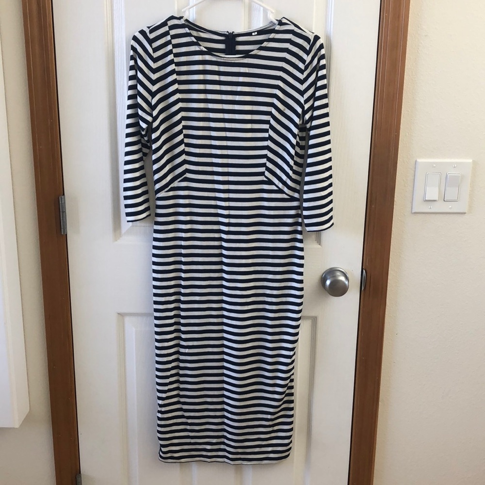Bodycon stripy dress